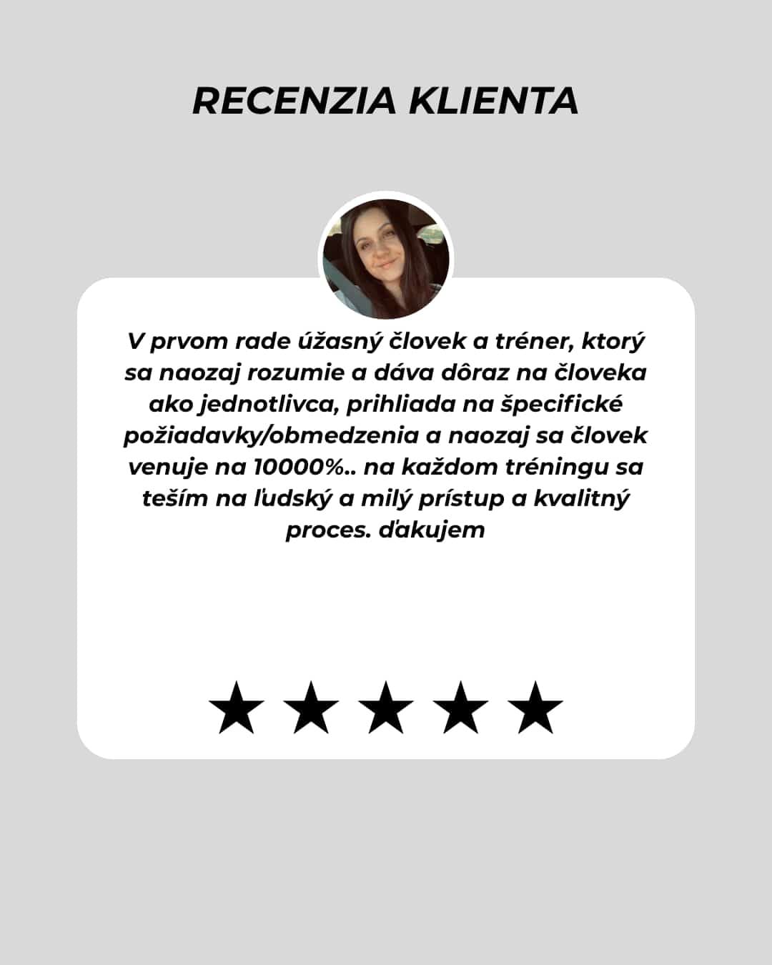 Recenzia klienta – biomechanický prístup k osobnému tréningu